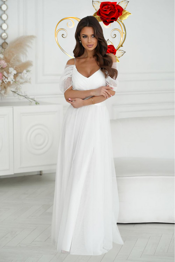 Long dress Bicotone