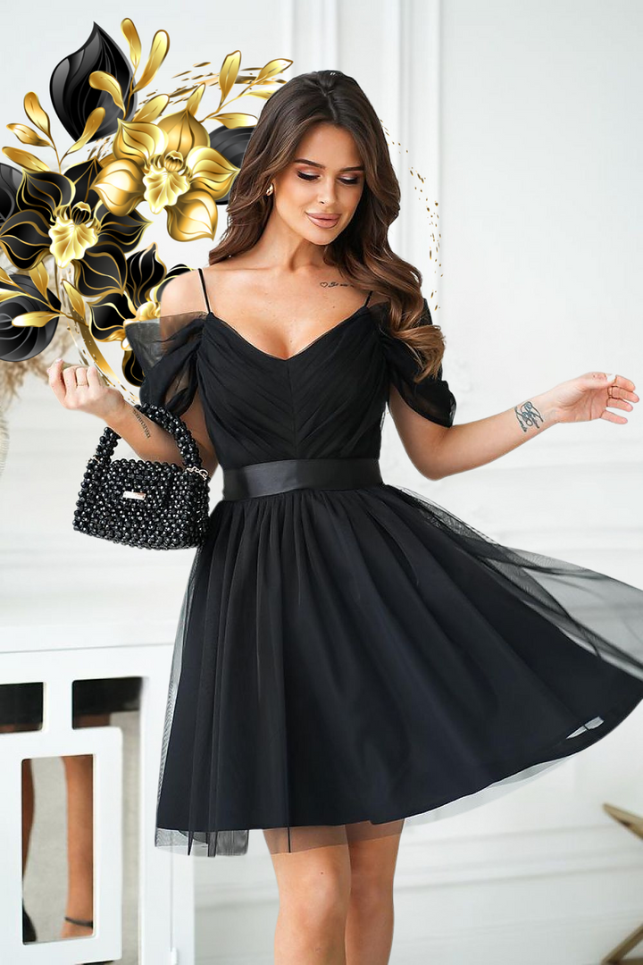 Evening dress Bicotone